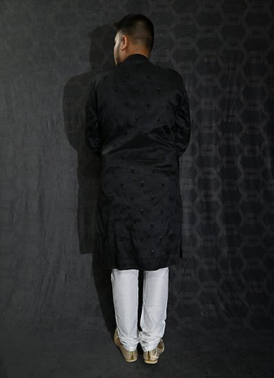 Black Color Kurta Pyjama