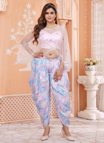 Blissful Satin Multi Colour Readymade Salwar Suit