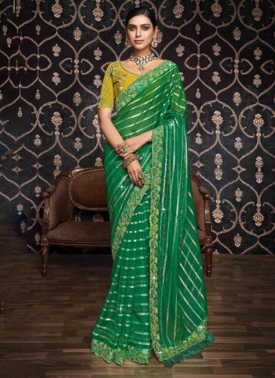 Charismatic Embroidered Party Designer Saree