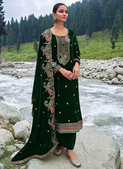 Chic Embroidered Palazzo Suit