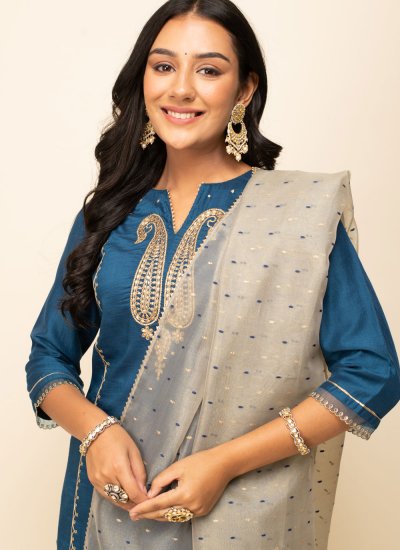Elegant Blue Salwar Kameez
