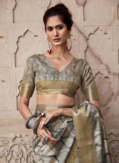 Excellent Multi Colour Weaving Contemporary Style Saree