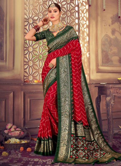 Fetching Red Classic Saree