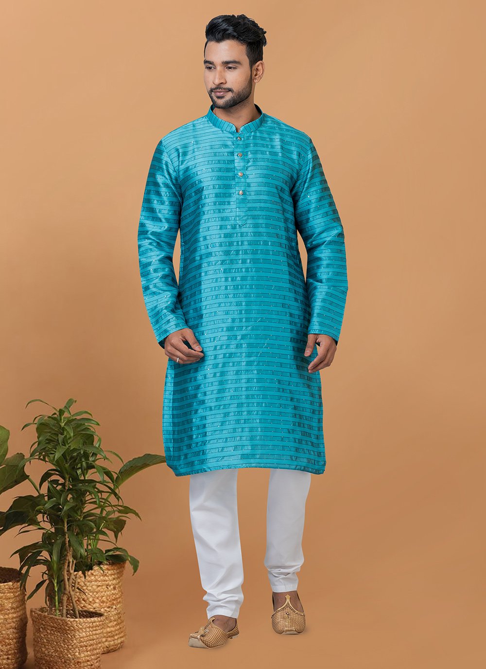 Firozi colour kurta discount pajama