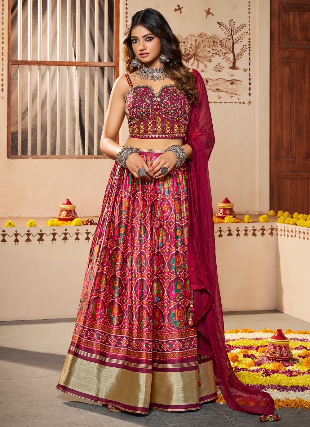 Navratri Designer Traditional Wear Digital Lehenga Choli at Rs 2999.00 |  Designer Lehenga Choli | ID: 2851753392112