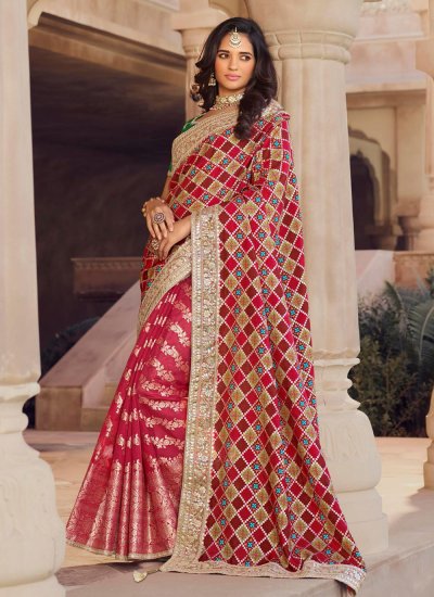 Lowest Price | Multi Colour Chiffon Saree and Multi Colour Chiffon Sari  Online Shopping