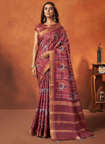 Buy Mishwa Fashion Woven Banarasi Jacquard Multicolor Sarees Online @ Best  Price In India | Flipkart.com