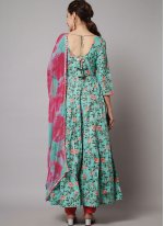 Girlish Printed Festival Salwar Suit