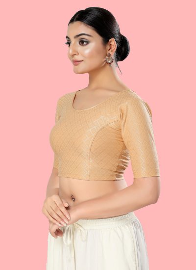 Gold Casual Georgette Blouse