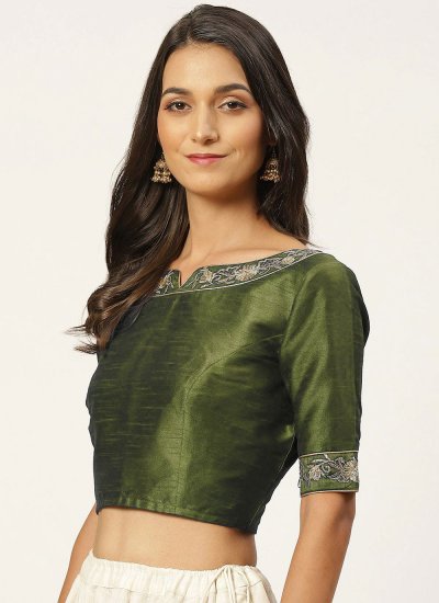 Green Party Blouse