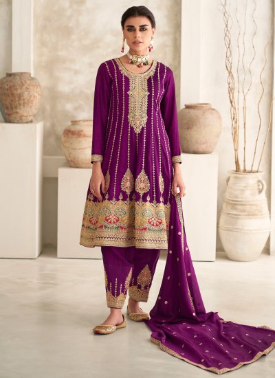 Innovative Silk Engagement Pant Style Suit