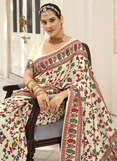 Integral Silk Weaving Silk Saree