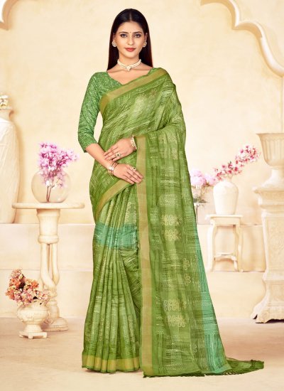 Latest Silk Printed Classic Saree
