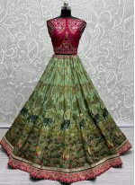 Mod Pure Silk Wedding Trendy Lehenga Choli