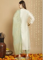 Modern Chanderi Silk Embroidered Salwar Suit