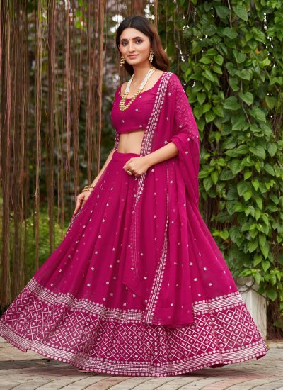 Buy Dusty Pink Stone Embroidered Silk Mehendi Lehenga with Bandhani Printed Dupatta  Online | Samyakk