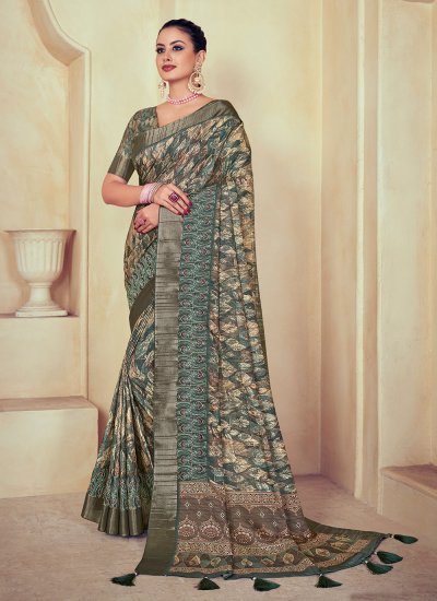 Multi Colour Casual Silk Saree