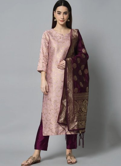 Noble Cotton Silk Festival Trendy Salwar Kameez