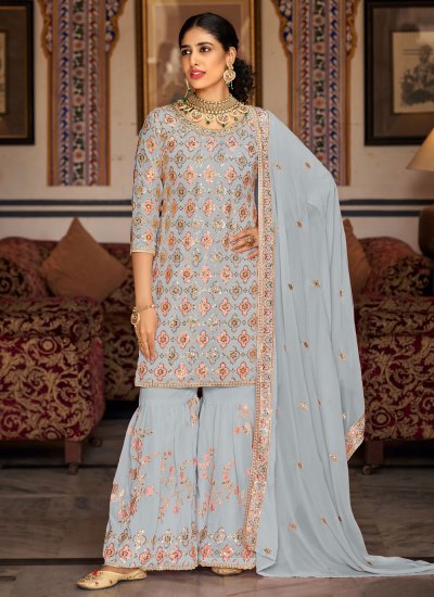 Outstanding Embroidered Trendy Salwar Kameez