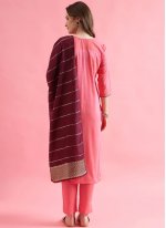 Pink Color Readymade Salwar Kameez