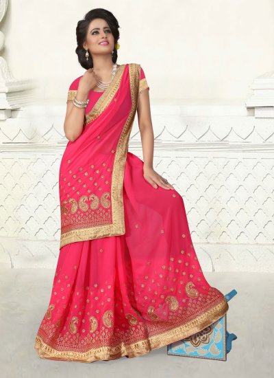 Prominent Georgette Party Trendy Saree