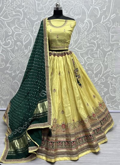 Mehndi Dress In Wedding Lehenga Choli – UY COLLECTION