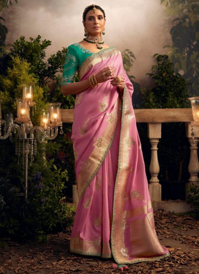 Snazzy Weaving Silk Designer Saree