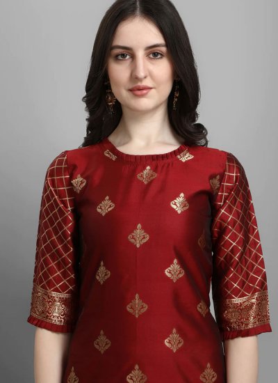 Stylish Woven Salwar Suit