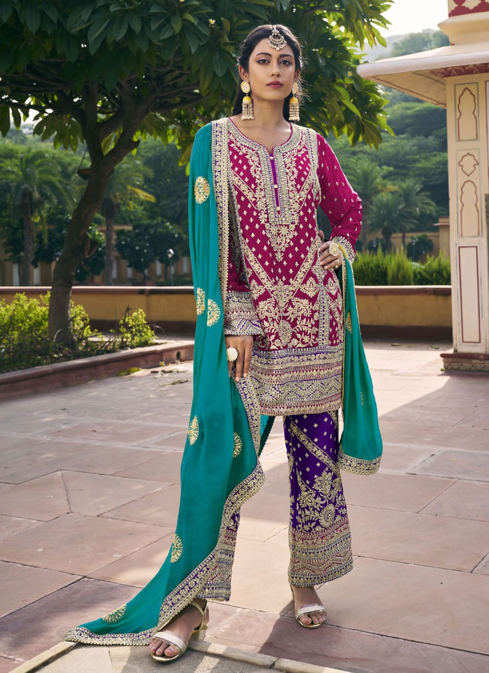 Update more than 164 rani colour salwar suit