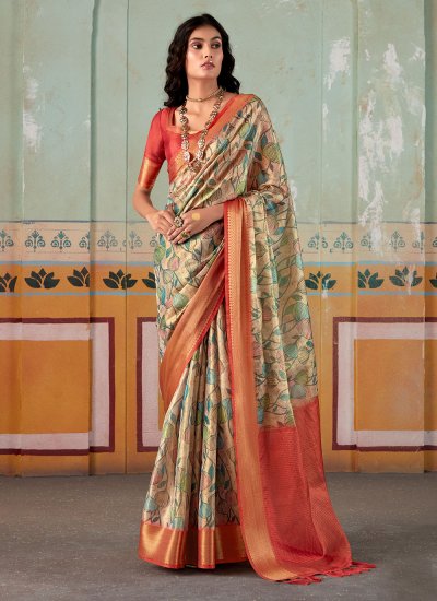 Awesome Handloom silk Classic Saree