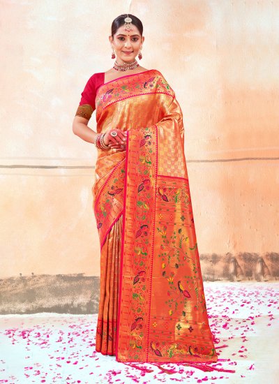 Capricious Silk Printed Traditional Saree