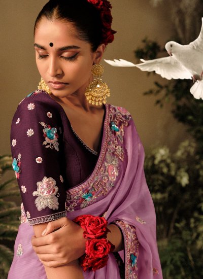 Demure Silk Ceremonial Trendy Saree