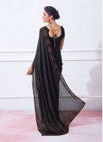 Divine Silk Swarovski Black Trendy Saree