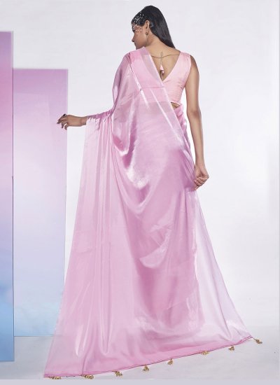 Fancy Fancy Fabric Classic Designer Saree in Pink