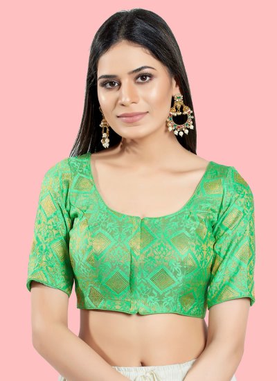 Green Color Blouse