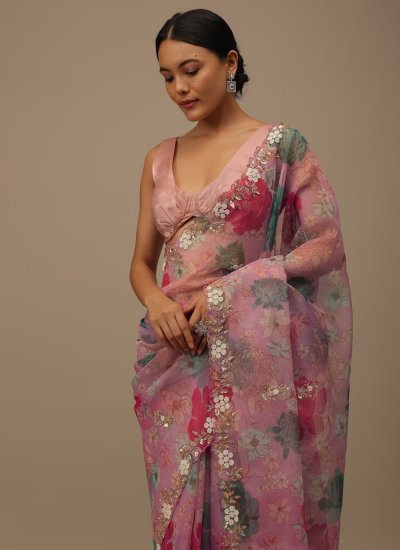 Heavenly Printed Saree For Festival