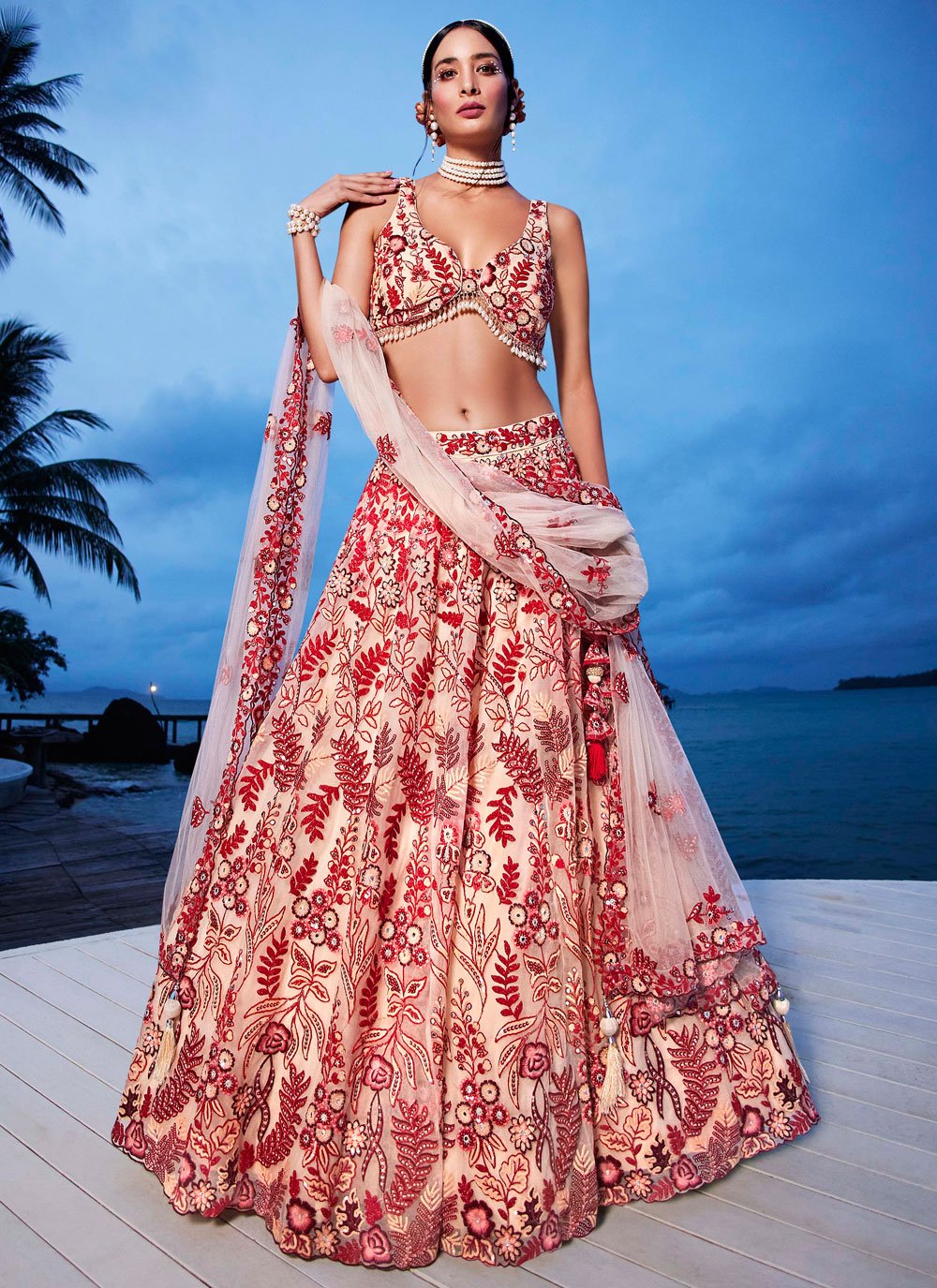 Boutique Lehenga Designs With Price | Maharani Designer