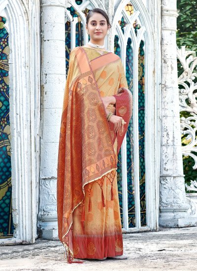 Intricate Weaving Banarasi Silk Traditional Designer Saree
