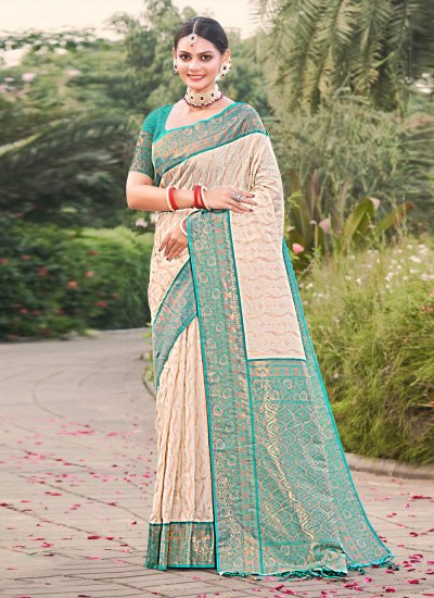 Latest Weaving Banarasi Silk Classic Designer Saree