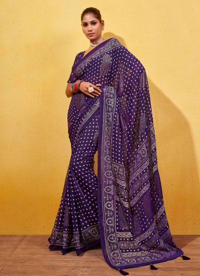Shop Turquoise Art Silk Cotton Chikankari Saree Festive Wear Online at Best  Price