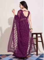 Remarkable Purple Casual Classic Saree