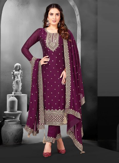 Royal Silk Engagement Designer Salwar Suit