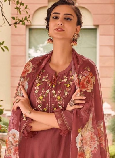 Sunshine Muslin Floral Print Designer Salwar Kameez