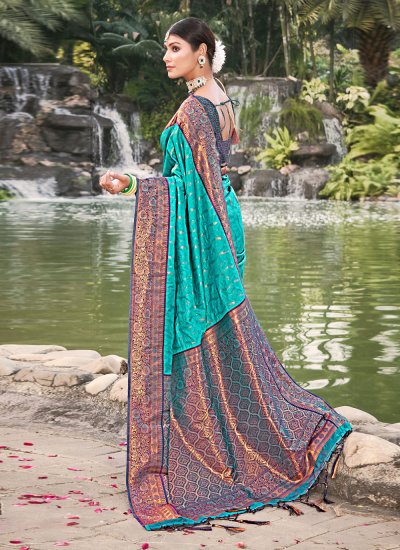 Surpassing Banarasi Silk Festival Classic Designer Saree