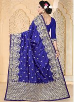 Exuberant Embroidered Work Traditional  Saree