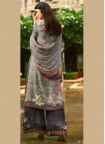 Absorbing Faux Crepe Designer Pakistani Suit