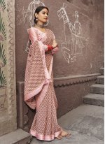 Absorbing Multi Colour Party Printed Saree