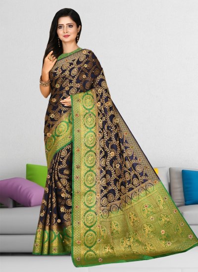 Adorning Embroidered Contemporary Style Saree