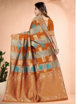 Aesthetic Art Banarasi Silk Ceremonial Designer Traditional Saree
