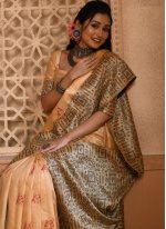 Aesthetic Handloom silk Woven Classic Saree